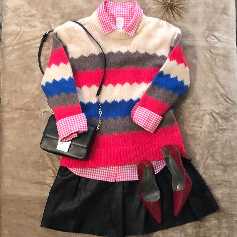 Marc by Marc Jacobs Zigzag Striped Sweater